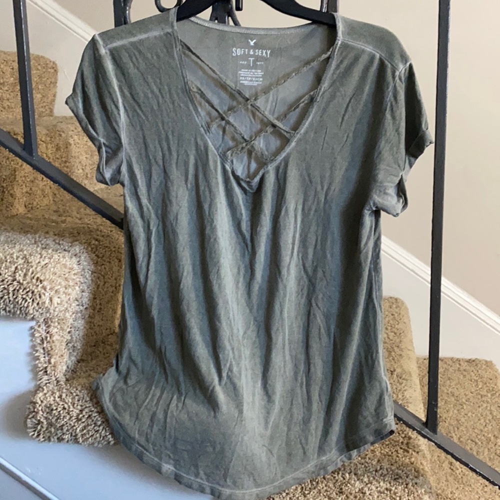 Army green soft and sexy American Eagle Outfitters